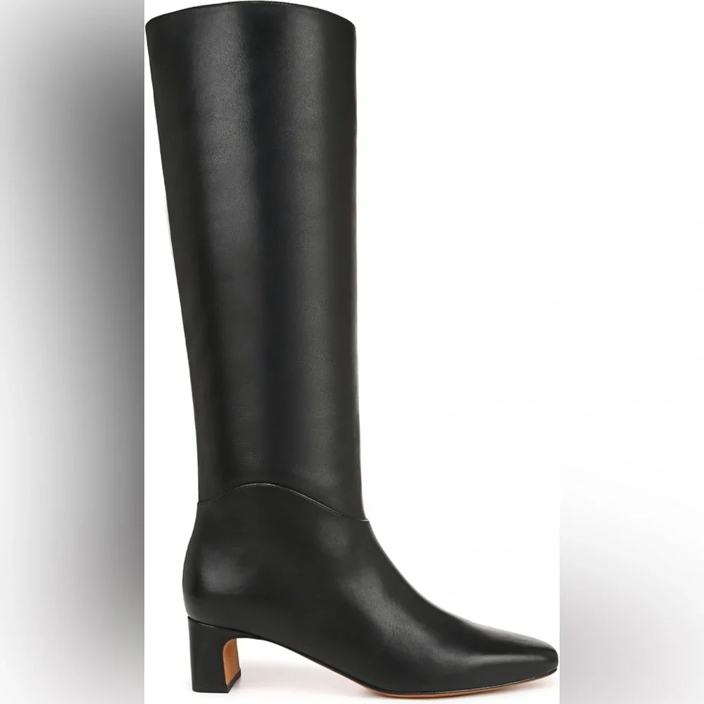 Vince. Knee High Boot, Black, BRAND NEW